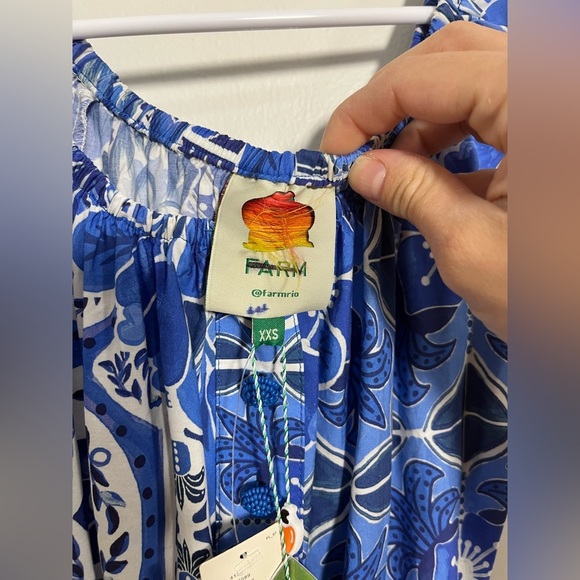 Farm Rio Tile Dream Maxi Dress - Picture 7 of 7